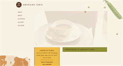 Desktop Screenshot of americantablecafeandbar.com